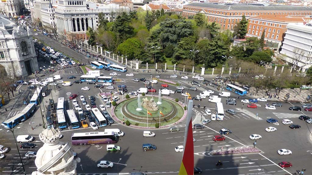 Tráfico en Madrid. Foto: Pixabay