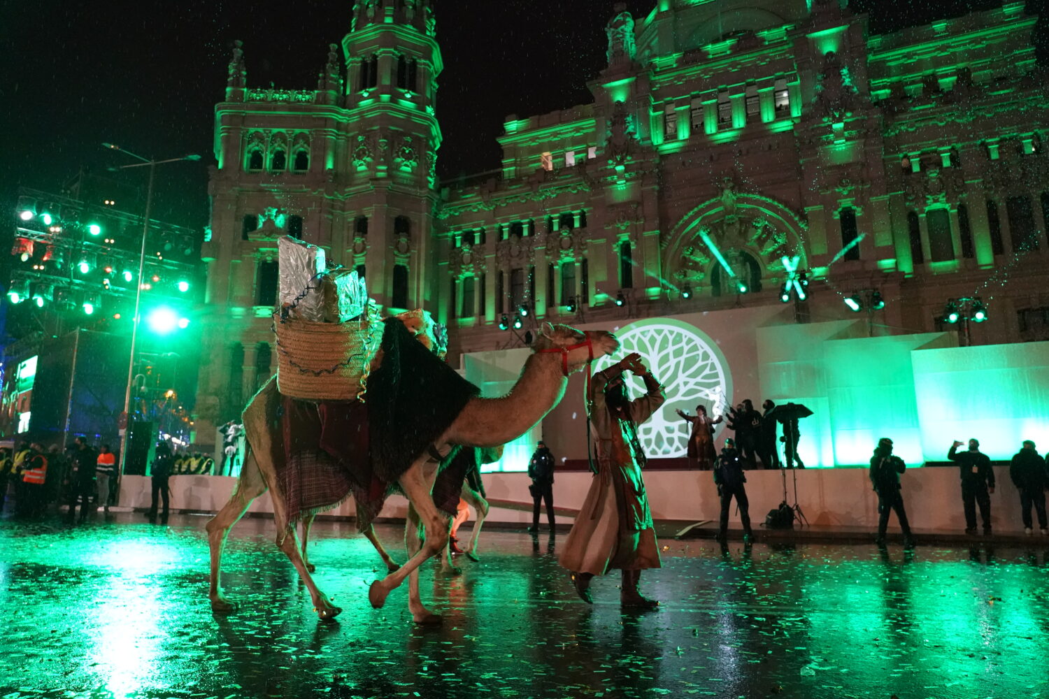 Dromedario en la Cabalgata de Reyes Magos 2022. Foto: madrid.es