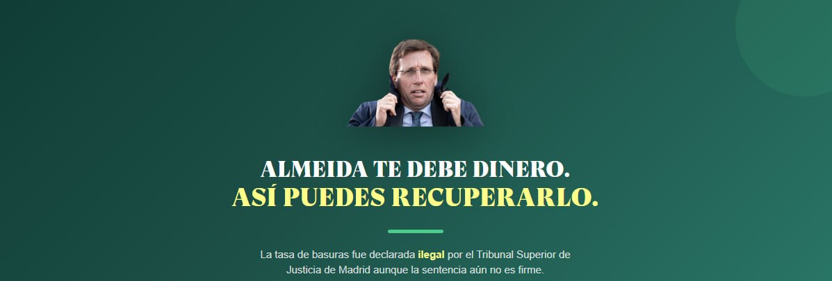 Más Madrid inicia una campaña para que Almeida devuelva el dinero de su ...
