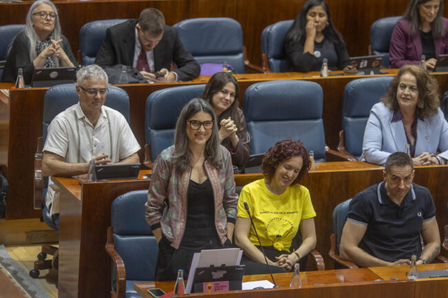 La portavoz de Más Madrid en la Asamblea de Madrid, Manuela Bergerot.