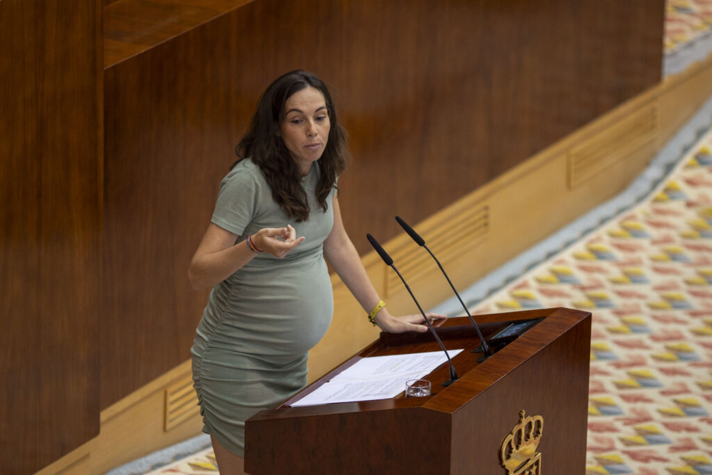 La diputada de Más Madrid Raquel Huerta. Bruno Thevnin.