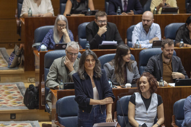 La portavoz de Más Madrid en la Asamblea, Manuela Bergerot.